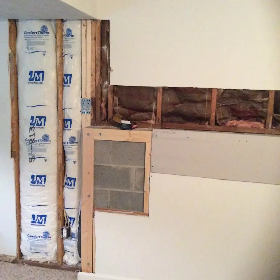 Wall insulation replacement during Structural Drying in Apple Valley
